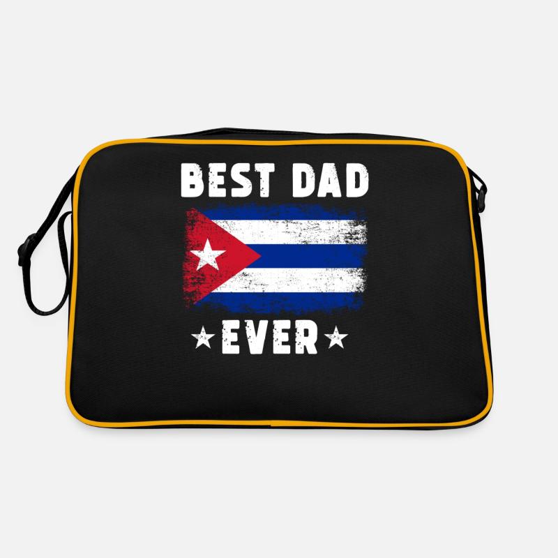 Cuban Father Best Dad ever Retro Bag