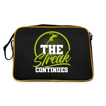 Motivation Streak Running Runner Marathon - Sac Retro - noir/or - Dos