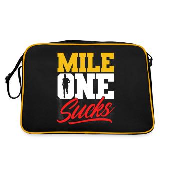 Motivation Streak Running Runner Marathon - Sac Retro - noir/or - Dos