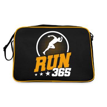 Motivation Streak Running Runner Marathon - Sac Retro - noir/or - Dos