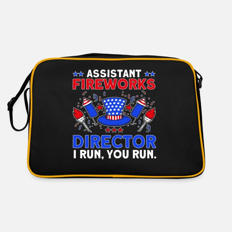 Funny fireworks pyrotechnician saying Retro Bag