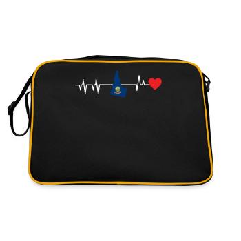 Idaho - Retro Bag - black/gold - Back