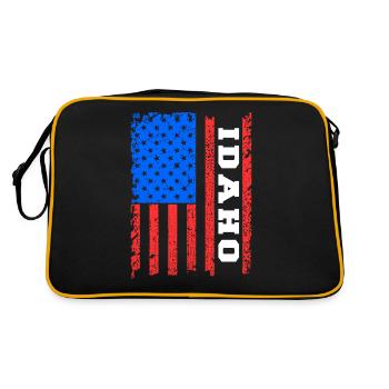 Idaho - Retro Bag - black/gold - Back