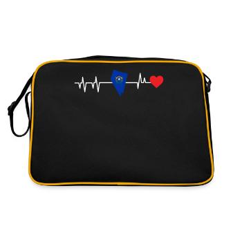 Nevada - Retro Bag - black/gold - Back