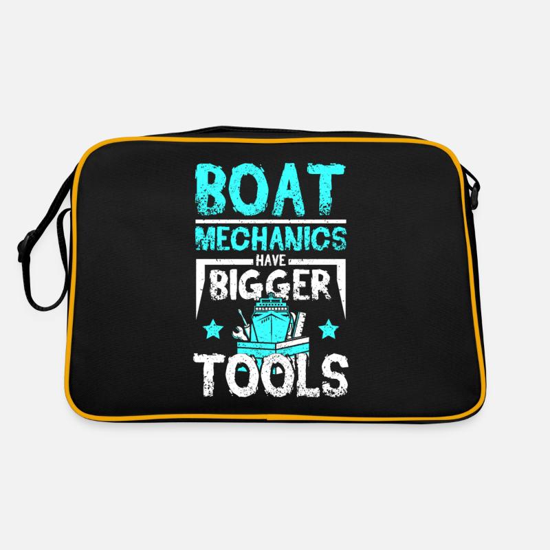 Les mécaniciens de bateaux ont des outils plus gros Sac Retro