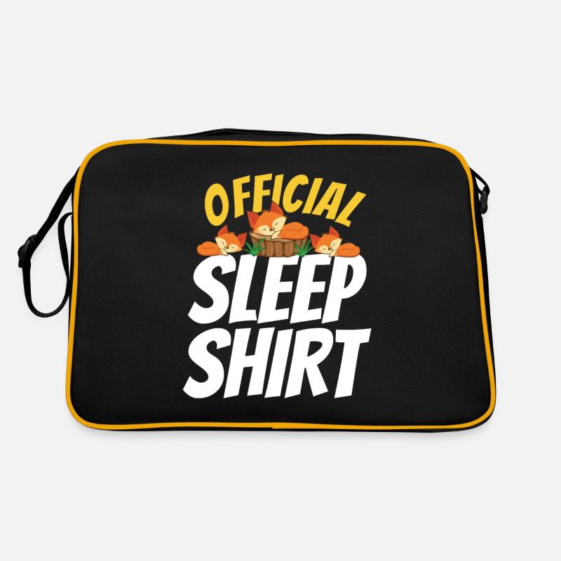 Beau cadeau de renard endormi Sac Retro