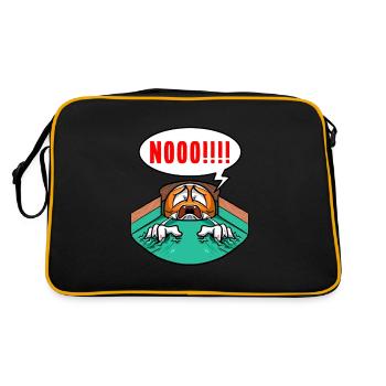 Billardspieler Scratch Billard - Retro Tasche - Schwarz/Gold - Hinten