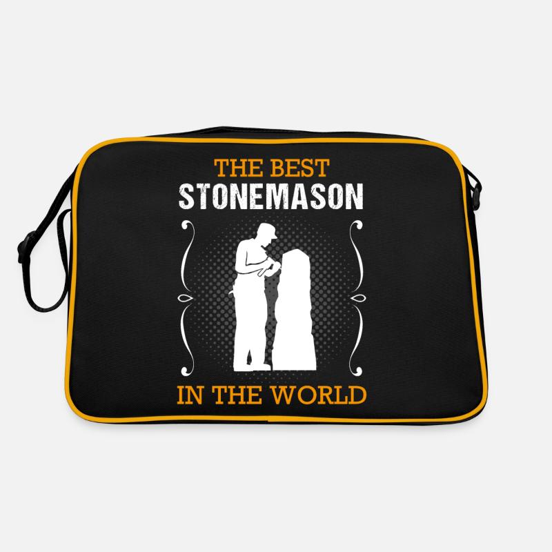 Profession de tailleur de pierre Formation Artisan Cadeau Sac Retro