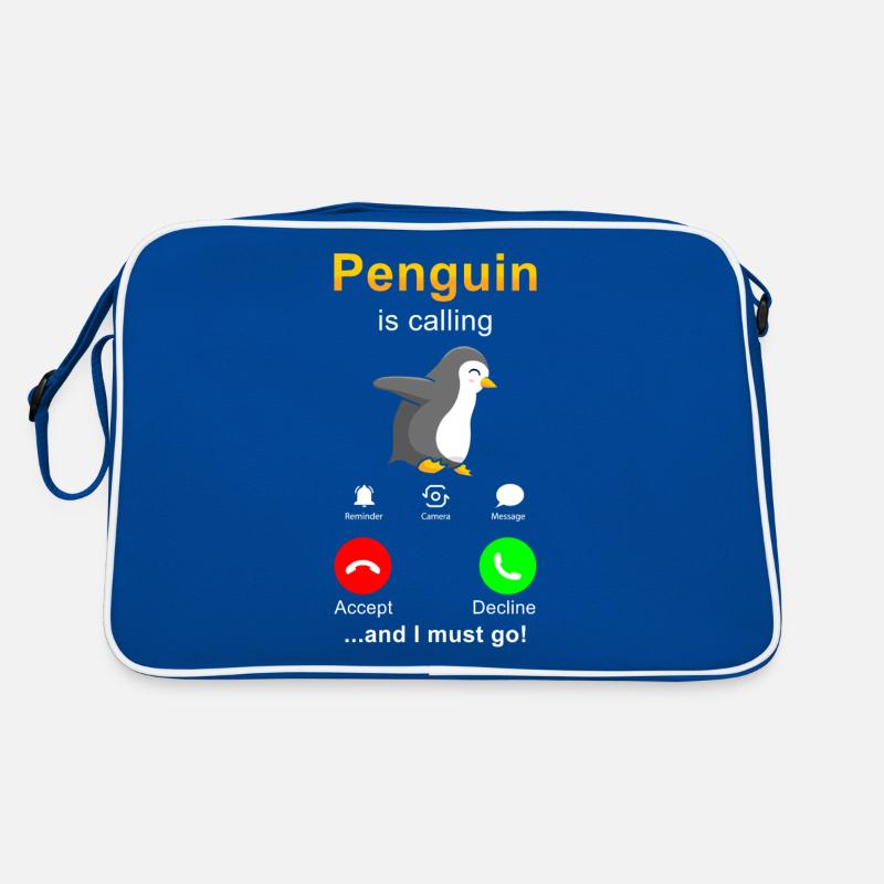 Pinguin is calling Retro Tasche