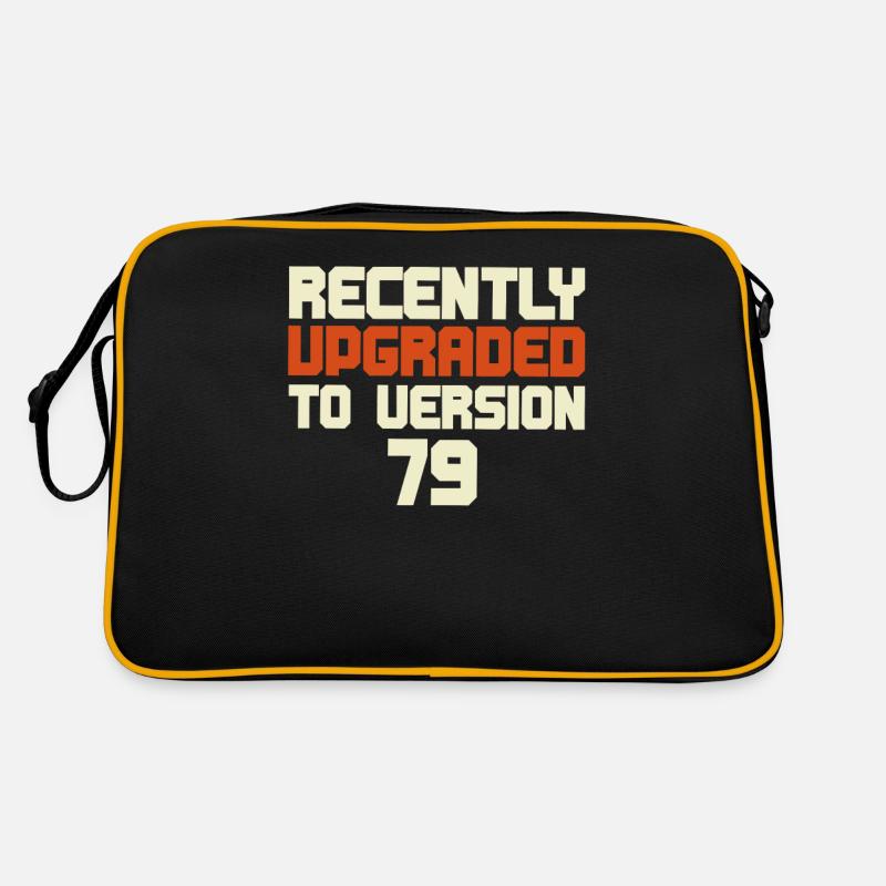 Funny Birthday Tee - Upgraded To Version )&"&Text( Retro Tasche
