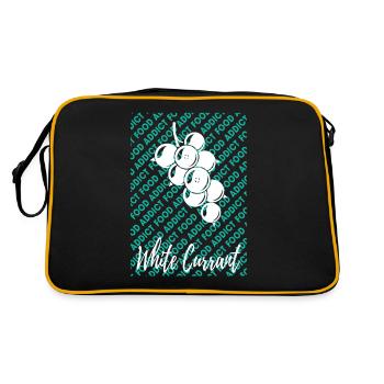 White Currant - Retro Tasche - Schwarz/Gold - Hinten