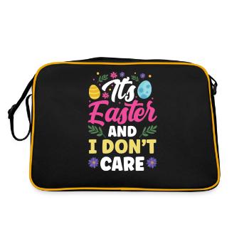 C’est Pâques et je me fiche des dictons - Sac Retro - noir/or - Dos