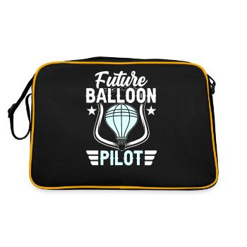 Futur pilote de ballon Vol en montgolfière Montgolfière - Sac Retro - noir/or - Dos