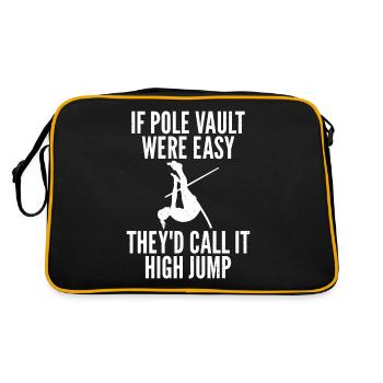 Perchiste pour le saut à la perche - Sac Retro - noir/or - Dos
