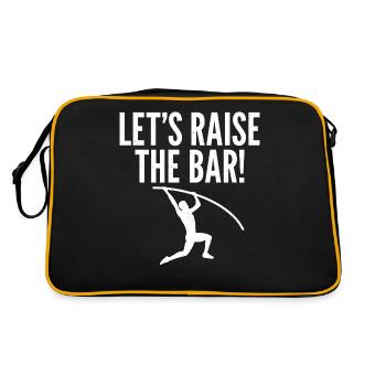 Perchiste pour le saut à la perche - Sac Retro - noir/or - Dos