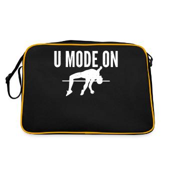 Perchiste pour le saut à la perche - Sac Retro - noir/or - Dos