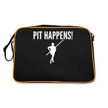 Perchiste pour le saut à la perche - Sac Retro - noir/or - Dos