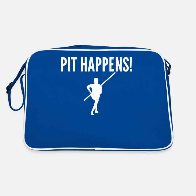 Pole vaulter for pole vaulting Retro Bag