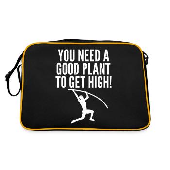 Perchiste pour le saut à la perche - Sac Retro - noir/or - Dos