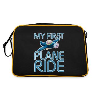Mon premier trajet en avion 29 - Sac Retro - noir/or - Dos