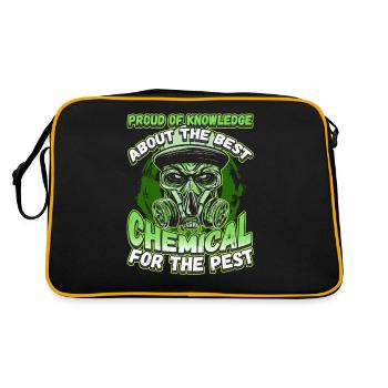 Connaissance du meilleur produit chimique pour le ravageur - Sac Retro - noir/or - Dos