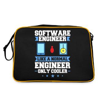 Software Engineering Software Engineering Engineer - Retro Bag - black/gold - Back