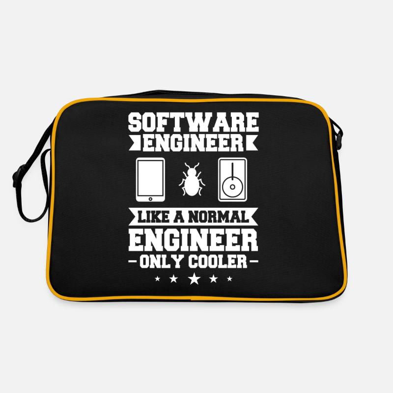 Software Engineering Softwaretechnik Ingenieur Retro Tasche