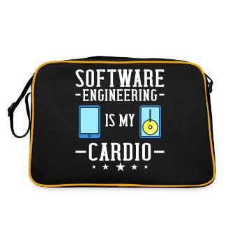 Software Engineering Software Engineering Engineer - Retro Bag - black/gold - Back