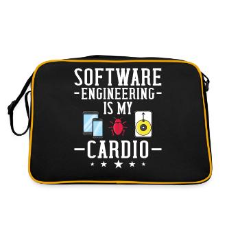 Software Engineering Software Engineering Engineer - Retro Bag - black/gold - Back
