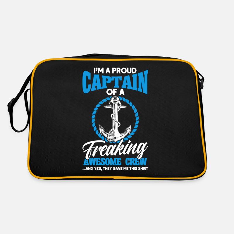 Boat Lovers Boat Captain Captain Captains Retro Bag