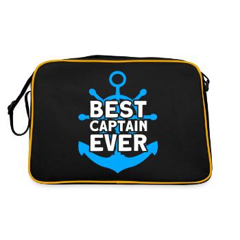 Amateurs de bateau Capitaine de bateau Capitaine Capitaines - Sac Retro - noir/or - Dos
