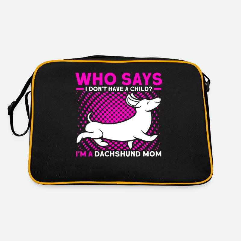 Dackel Dackel Dackel Mama Dackel Haustier Retro Tasche