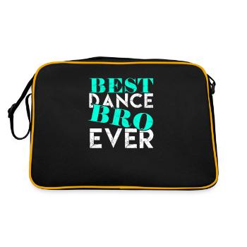 Best dance bro ever - ballroom dance - Retro Bag - black/gold - Back