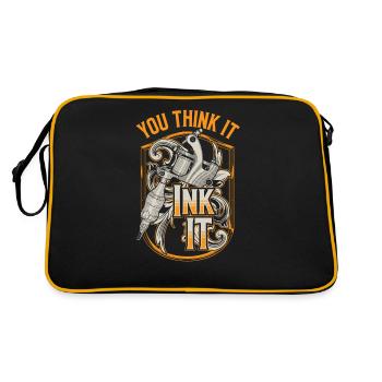 Tattoo Artist Tattoo Studio TattooIng - Retro Bag - black/gold - Back