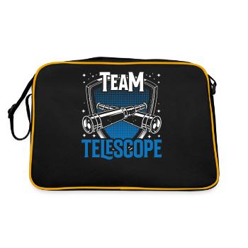 Équipe Telescope Stars Space Universe - Sac Retro - noir/or - Dos