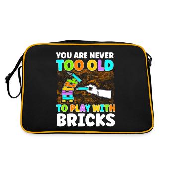 Building block Terminal block Block - Retro Bag - black/gold - Back