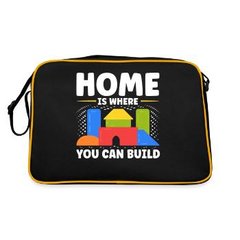 Home Clamping Block Block - Retro Bag - black/gold - Back