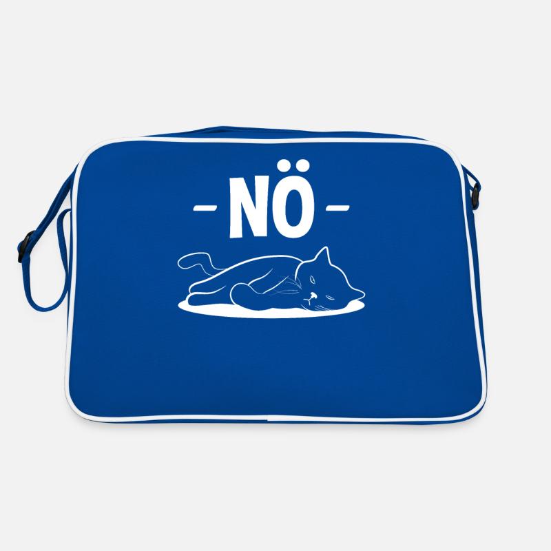 Böse Katze Nö Lustiger Spruch Geschenk Retro Tasche