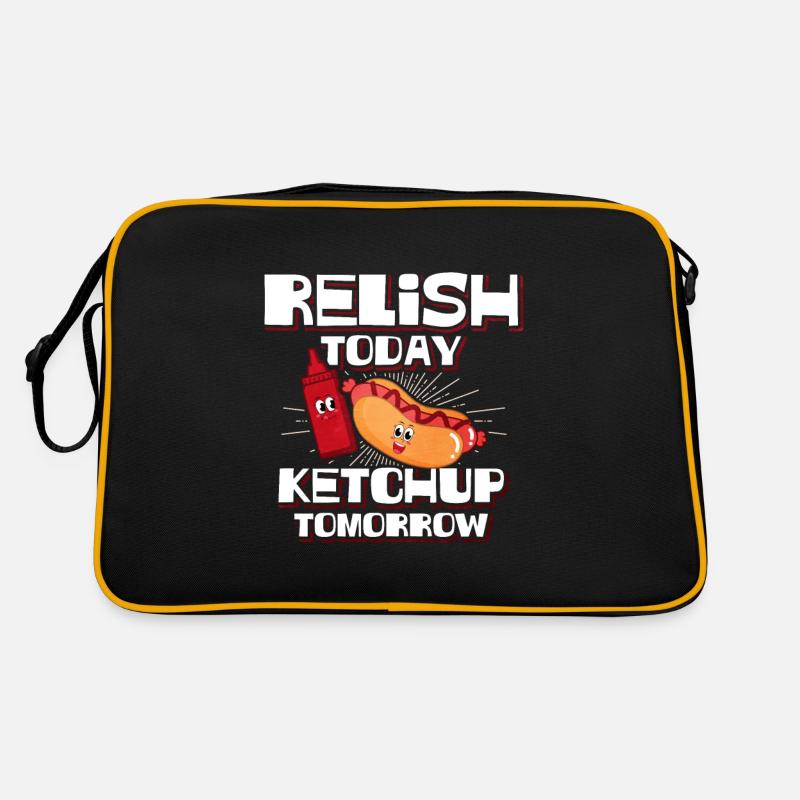 I Put Ketchup On My Ketchup Retro Bag