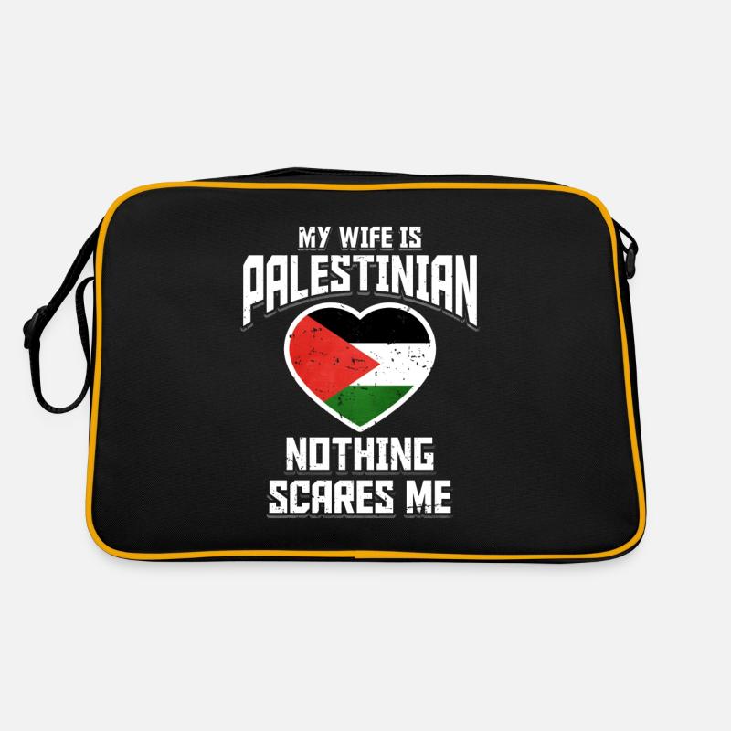 Palestinian - Retro Bag - black/gold