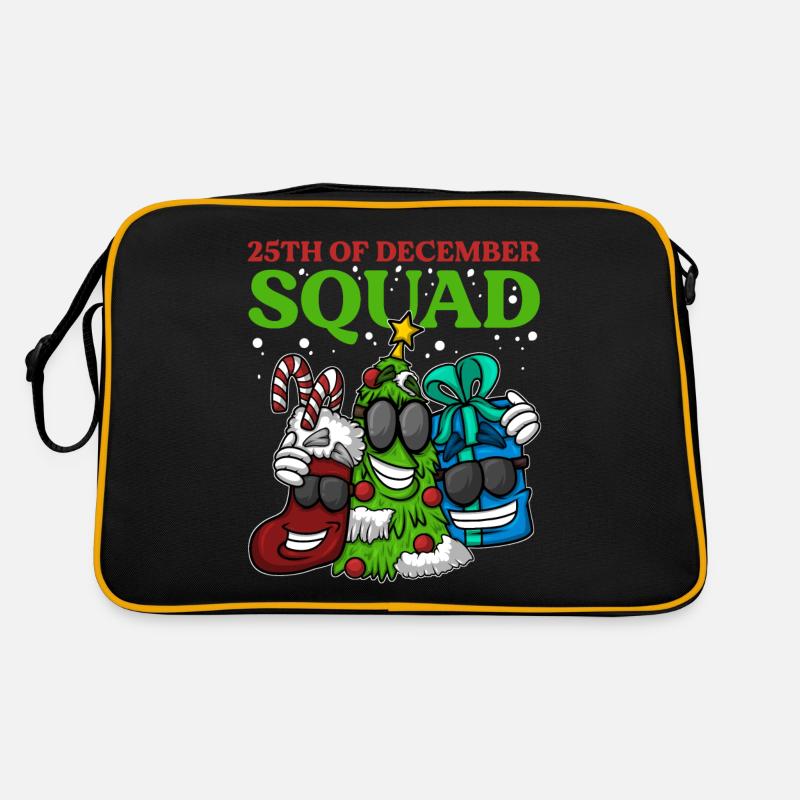 25th December Squad Sock Christmas Tree Gift Retro Bag