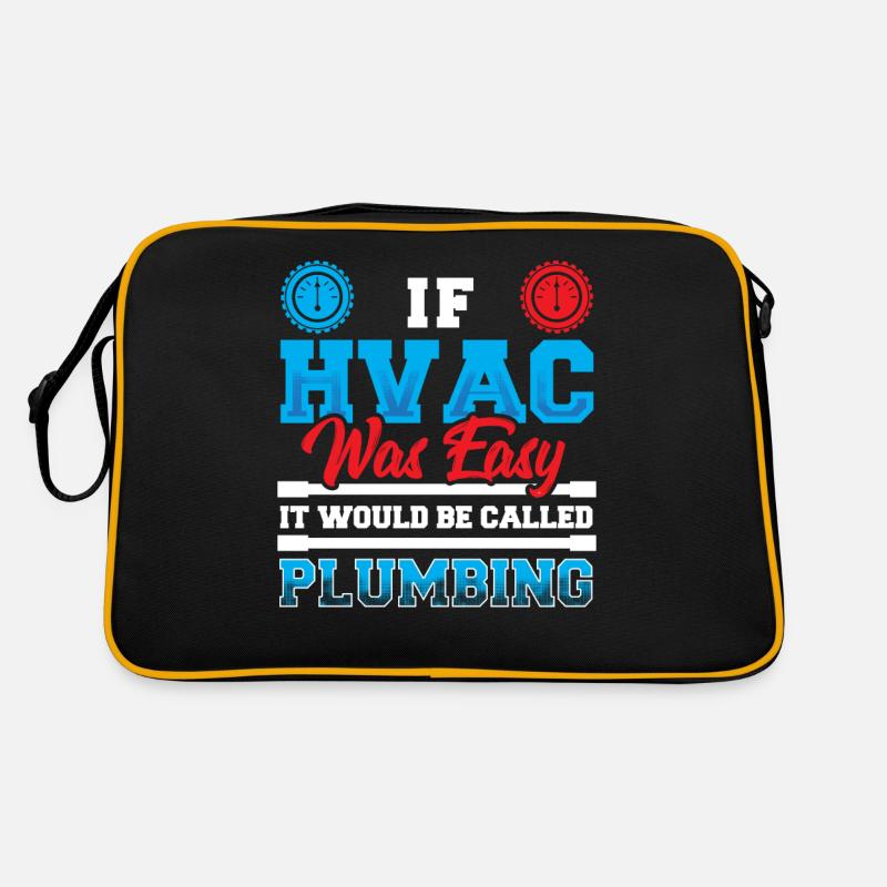 If HVAC Was Easy It Would Be Called Plumbing HVAC Retro Tasche