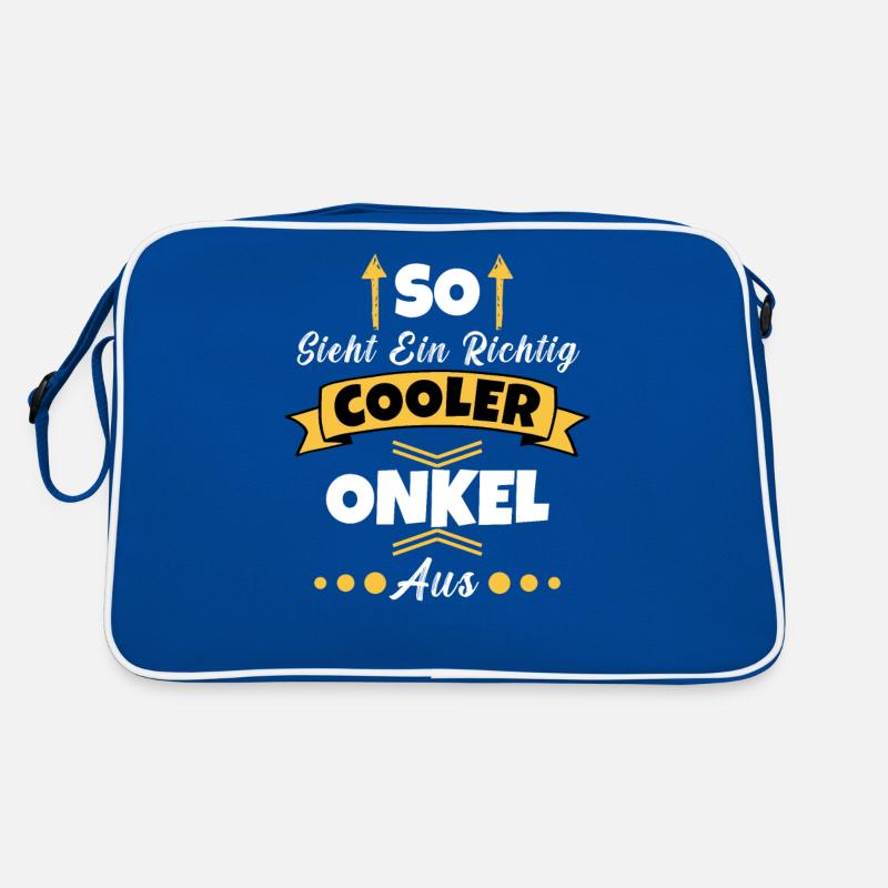 So Sieht Ein Richtig Cooler Bruder aus Retro Tasche