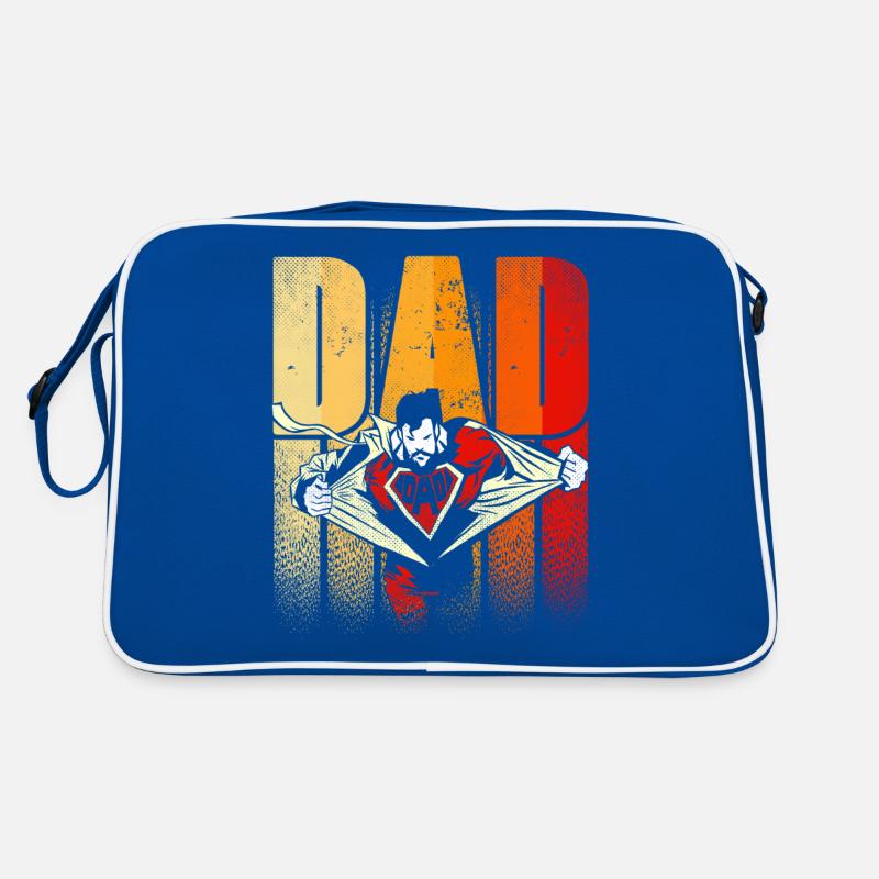 Papa Papi Vater Tag Vater Sprüche Retro Tasche
