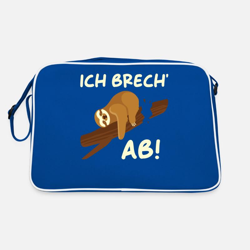 Ich brech ab Retro Tasche