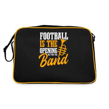 Concert d’ouverture du football uniforme de la fanfare pour - Sac Retro - noir/or - Dos