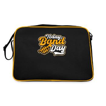 L’uniforme de la fanfare aujourd’hui est le jour de la fanfare - Sac Retro - noir/or - Dos