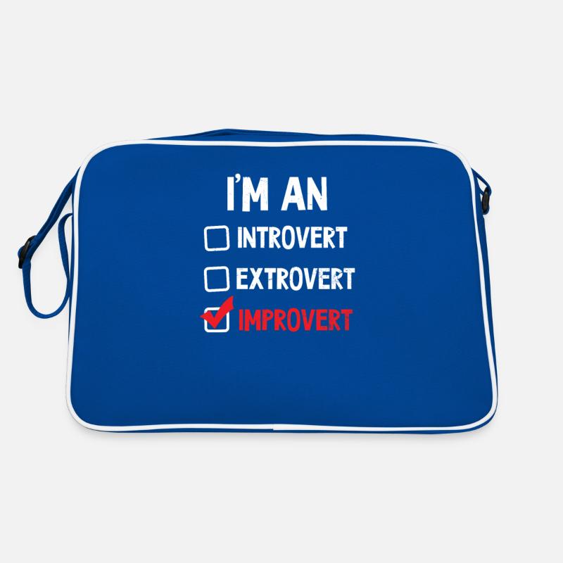 Improvisationstheater I'm An Improvert Retro Tasche