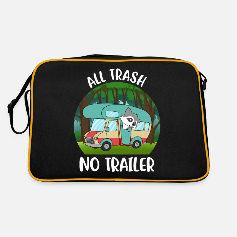 All Trash No Trailer Motorhome Gift Retro Bag