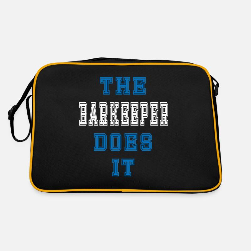 The Barkeeper does it Bartender Gift Retro Bag